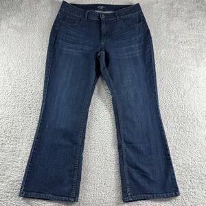 Lee Jeans Womens Riders1 4P 34x27 Dark Wash Flare Western‎ Ranch Bell Bottom